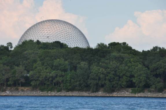 Uma das marcas da cidade, a abóboda da Feira Internacional de 67, em Montreal, no Canadá